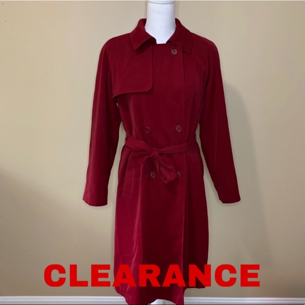 Gallery Petite Scarlet Ladies Trench Coat